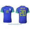 Camiseta de fútbol Brasil Vini JR 20 Segunda Equipación Mundial 2022 - Hombre